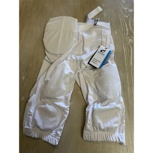Champro Integrated Built-in Pads YOUTH Football Pants Boys White New Small